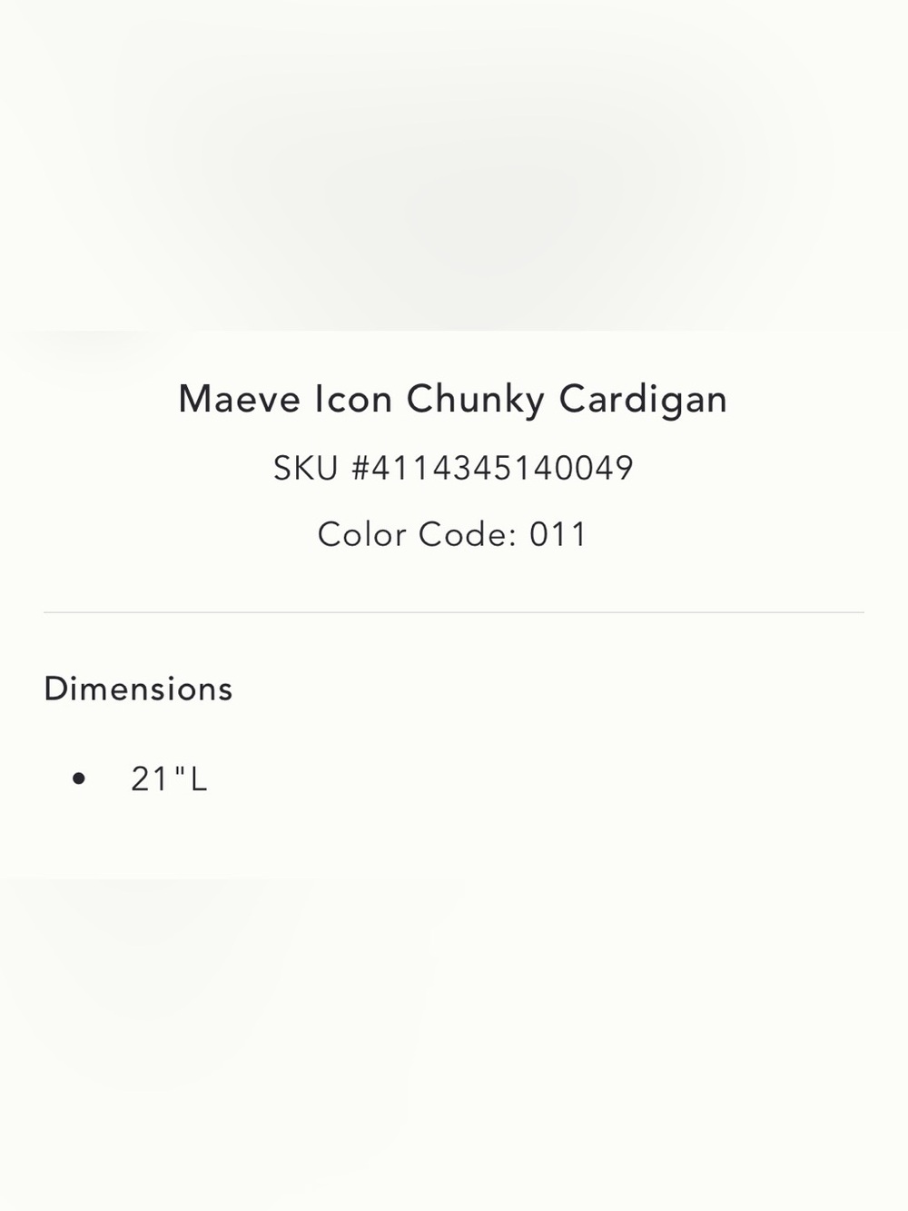 Anthropologie x Maeve Icon Chunky Cardigan Size Large NWT - Picture 5 of 14